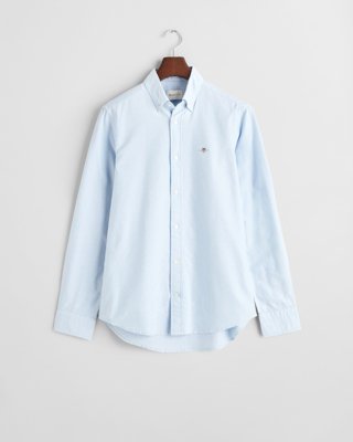 GANT - Oxfordskjorte i slim fit med stretch til herre light blue