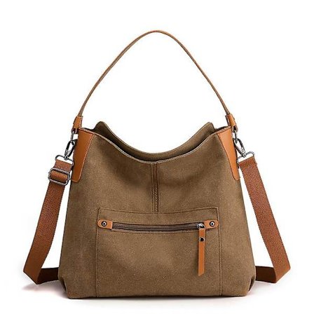 2023 Large Handbags Canvas Shoulder Bag Ladies Vintage Tote Bag Crossbody Bag For Work aily Use With etachable Shoulder Strap, Christmas Gifts,mothe