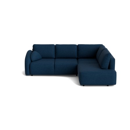 Trieste hjørnesovesofa, højrevendt | open end - Aragon Blå - 265x215x86 - Sofa, sovesofa