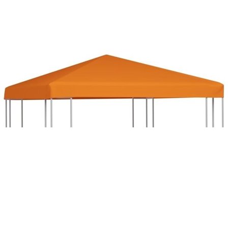 vidaXL Paviljongtak 310 g/m² 3x3 m orange