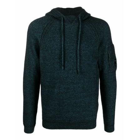 C.p. Company, Hoodies Blauw, Heren, Maat:S,wol