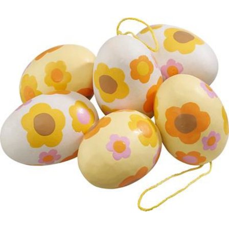 Påskägg Flower Power 6-pack Cult Design