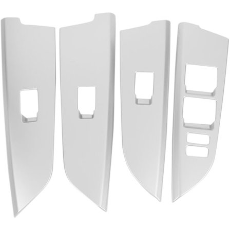 Bil Glass Lift Switch Panel Trim Panel Dør med Horn Hull Tilbehør for Toyota Land Cruiser 200 LC200 2008-2019