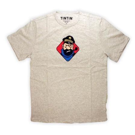 Tintin - T-shirt - Kapten Haddock - Svärord Multifärg L