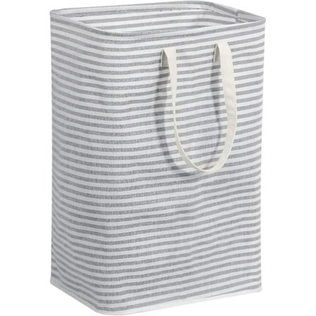 Skittentøyskurv 72L sammenleggbar vanntett stoff med stor kapasitet grå, 40x30x60cm