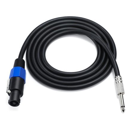 Speakon Urosliitin - 1/4" Uros TS Kaiutinkaapeli, Speakon-liitin 1/4 TS -pistokkeeseen