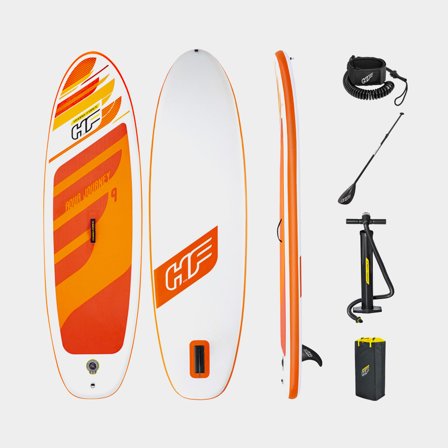 Ilmatäytteinen SUP Bestway Hydro Force Aqua Journey 8'12, 274 x 76 x 12 cm + mela + käsipumppu + kuljetusreppu + korjaussarja