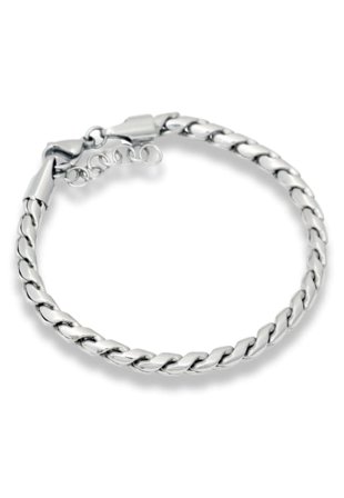 by BILLGREN Sallmaan | Stålarmband Armband Herr Silver 19 cm