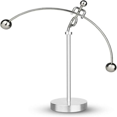 Vægtstænger Kinetisk Kunst Balance Stål Balance Fysik Pædagogisk Dekoration til Hjemmekontor Skrivebord