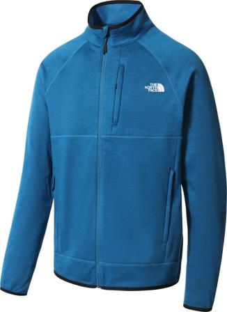 The North Face Men's Canyonlands Full Zip Fleece Jacket Men Mid layer tops Blue S