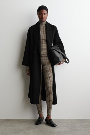 COS Damen Leggings Aus Merinowolle - Beige