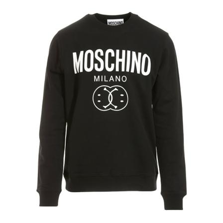 Moschino - Tröjor - Svart - Herr - Storlek: S, Herr, Storlek: S