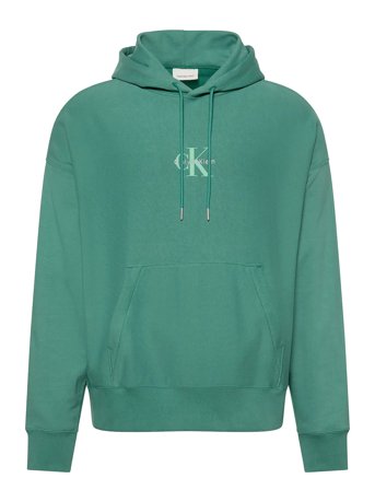 Calvin Klein Jeans | Premium Terry Micro Monologo Hoo | L