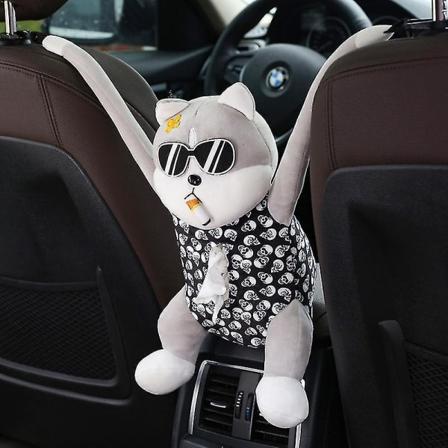 Kudoksenpidin autoon Auton kudoksenpidin Luova aurinkolasit Koiran nukke Kudoksenpidin Auton selkänoja Ar