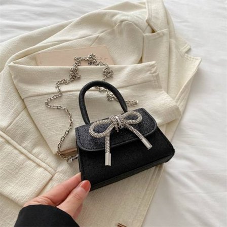 Rosett Axelväska Messenger Bag SVART