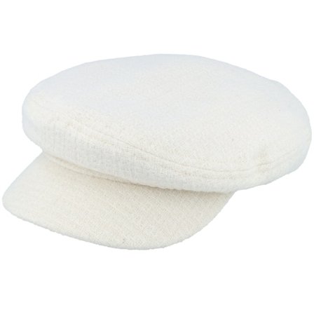 Brixton - Bílá vega Kšiltovka - Fiddler Cap Off White Boucle Vega Cap @ Hatstore