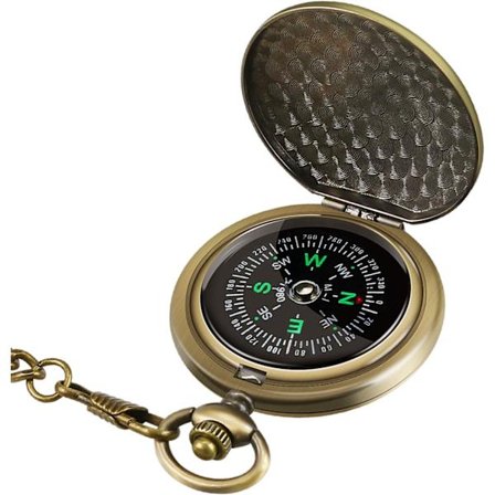Kompassi, metallikompassi retkeilyyn, taskukompassi, lasten vedenkestävä