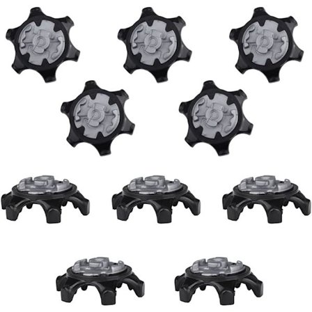 10 STK Golf Spike Erstatninger Golf spike erstatninger passer enkelt på golfsko og gir golfere trekkraft, stabilitet og komfort.