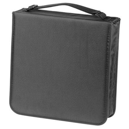 HAMA CD-Väska Nylon Svart För 208 CD