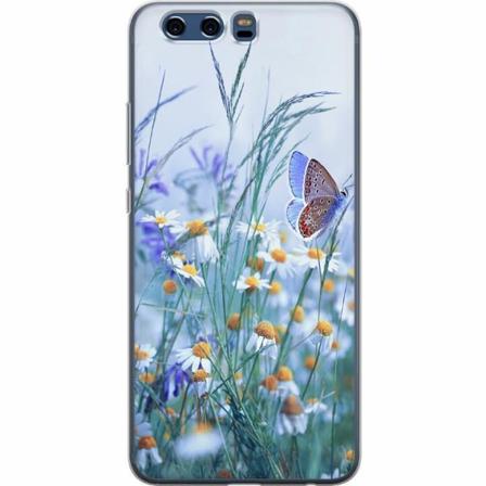 Huawei P10 Genomskinligt Skal Blommor