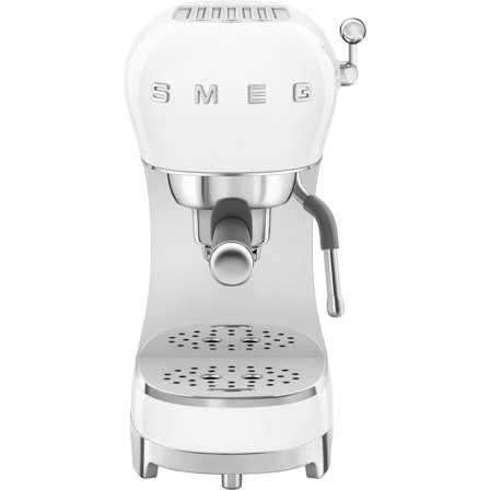 Smeg ECF02 Espressomaskine, hvid | KitchenOne