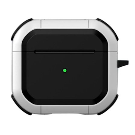 AirPods Pro 2 kaksivärinen suojakotelo soljella - Valkoinen