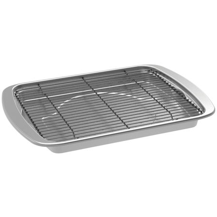 Nordic ware Naturals stekebrett med grillrist' - 'Aluminium