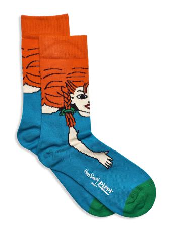 Pippi Longstocking Kids Sock Patterned Happy Socks