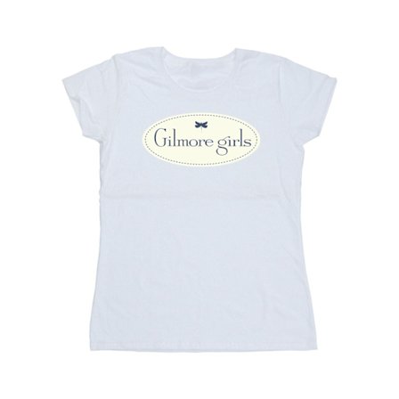 Gilmore Girls Dam/Dam Klassisk Bomulls Logo T-Shirt XXL Vit