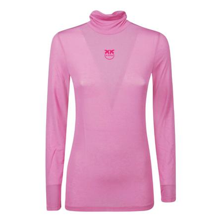 Pinko, Turtleneck Roze, Dames, Maat:M