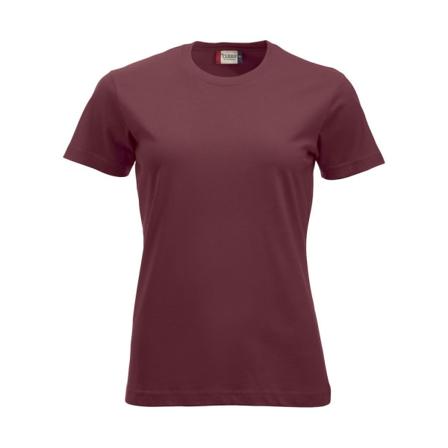 Clique Dam/dam Ny Klassisk T-shirt M Burgundy