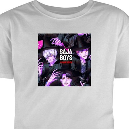 T-Shirt Kpop Demon Hunters Saja Boys Dark Idol Aura Purple Demon Energy