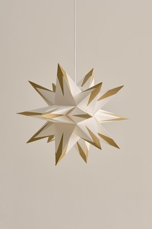 Jotex - APEX julestjerne ø 60 cm Hvit/brun - Kjøp Julestjerner hos Jotex