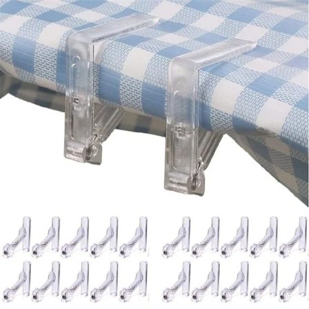 20 st Bordsduksklämmor