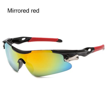Sportsolglasögon för män Solglasögon SPEGEL RÖD SPEGEL RÖD
