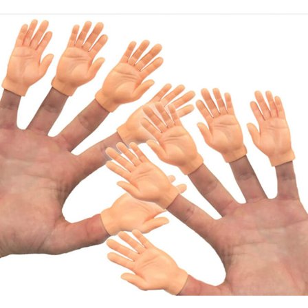 10 Finger Händer – Premium Gummifingrar – Roliga och Realistiska