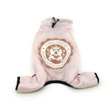 Crowned Pink Hundoverall Small Ljusrosa