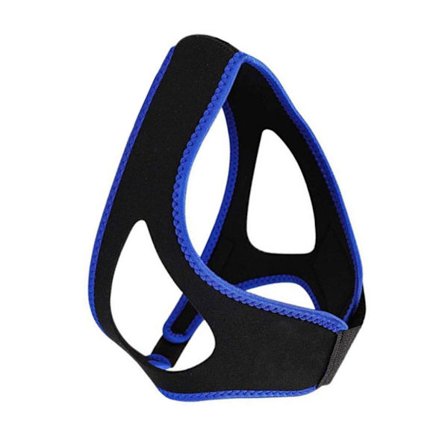 Snorkeafhjælpende hagestropper med kæbestøtteteknologi og åndbart stof