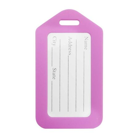 Bagage ID Label Bagageskilt PINK