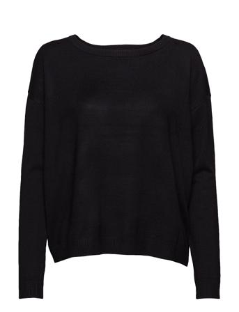Elne Knit Pullover Svart Minus*Betinget Tilbud