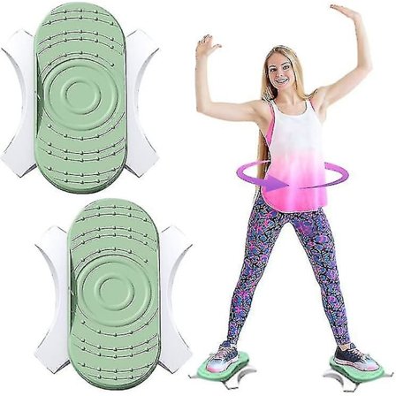 Twisting Board Twisting Waist Disc Body Shaping Twisting Waist Exercise Machine Cardio Exercise Twist Board Wobble Fitness Fit Waist Exercise(Grön)