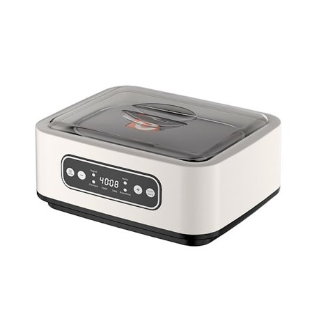 Automatisk Yoghurtmaskin, 1.6L, Profesjonell, Lavt Støynivå Natto-maskin Konstant Temperaturkontroll Rustfritt Stål Innerbeholder (Grå)