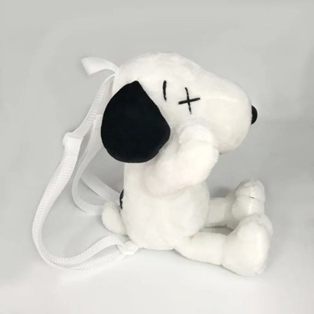 Søt Snoopy-ryggsekk for barn Tegneserie plysjveske for barn