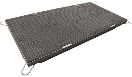 Melbye C2 B125 Gjutjärnslock till kabelbrunn, Installationsmaterial