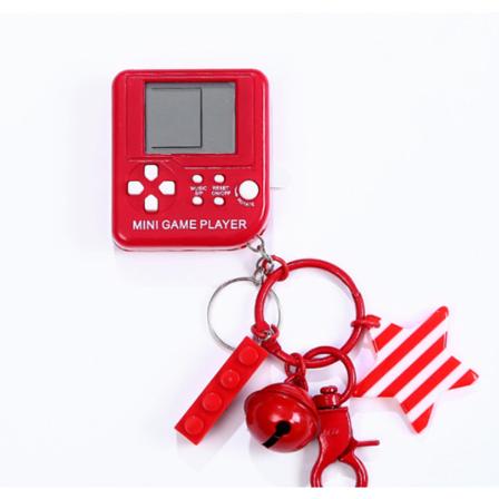 2 Pack Videopelikonsoli Tetris Avaimenperä Pieni Riipus opiskelijalaukun koristeena