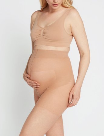 Lindex Tights 20 Den The Mom Support - Beige - M