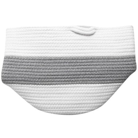 Repkurv for potteplanter, vevd Stor kurv, gulvpotter for innendørs bruk med håndtak