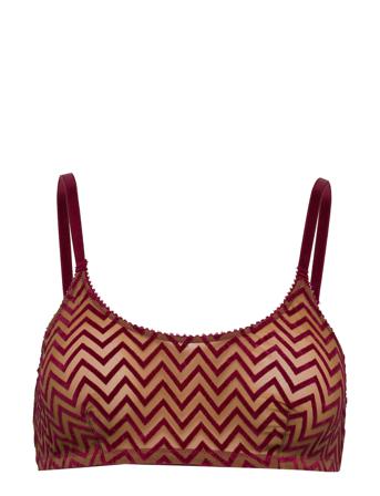 Dina Bandeau Lingerie Bras & Tops Soft Bras Tank Top Bras Rød Underprotection
