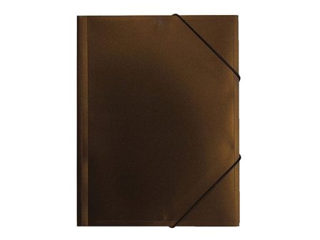 Mapp med elastiska gummiband, 3 flikar, A4, polypropylen, svart - Lyreco - Kontorsmaterial - Mappar och plastfickor - Gummibandsmappar 3-klaff - Plast