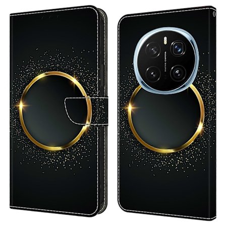 For Honor Magic7 Pro 5G Deksel PU Lær Lommebok Telefondeksel med Støtte